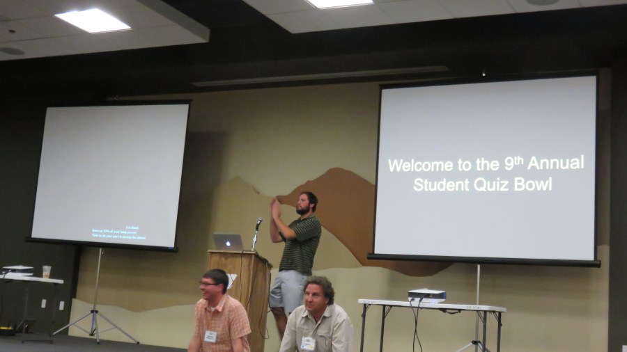 Nick, in charge of the Quiz Bowl