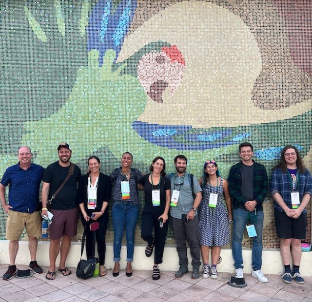 Burns Lab Past and Present at 2022 AOS Meeting in Puerto Rico.